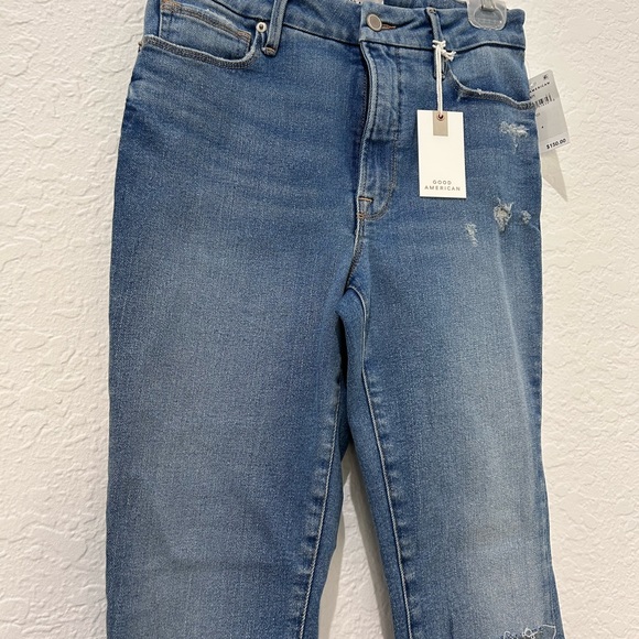 🎇SALE🎇 GOOD AMERICA • Blue Good Classic Jeans • sz 4/27 • - Picture 3 of 8